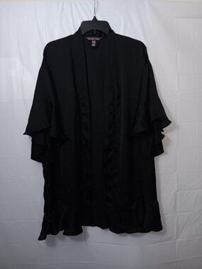 VICTORIA'S SECRET RUFFLED TRIM LINGERIE INTIMATES ROBE